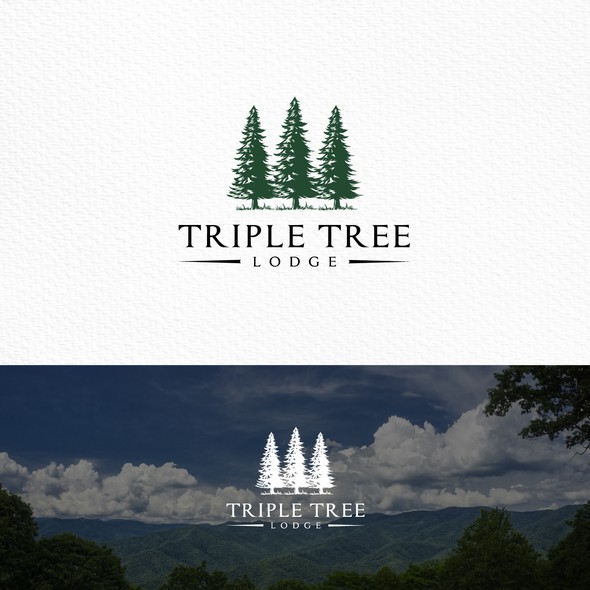 Spruce design with the title 'Logo for family Vacation Lodge'
