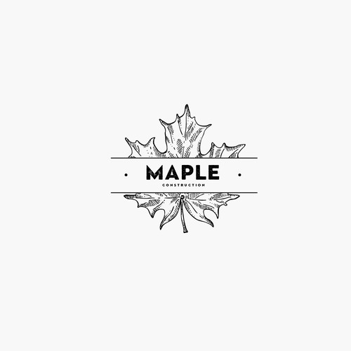 Maple design with the title 'Maple cunstruction '