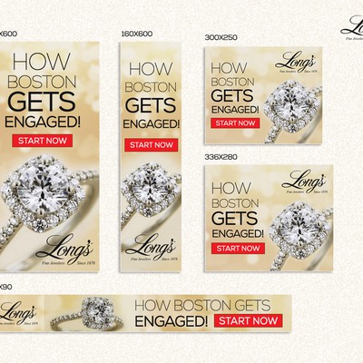 Engagement Ring Ads For Boston Jeweler