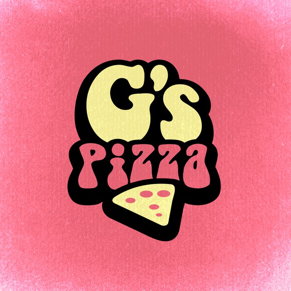 Pizza design with the title 'G's Pizza'
