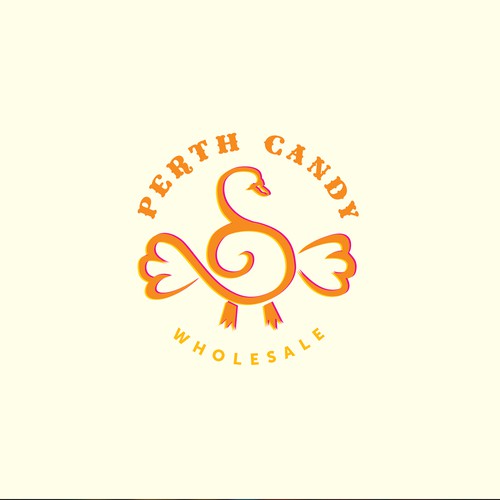 Candy design with the title 'Perth Candy Wholesale'
