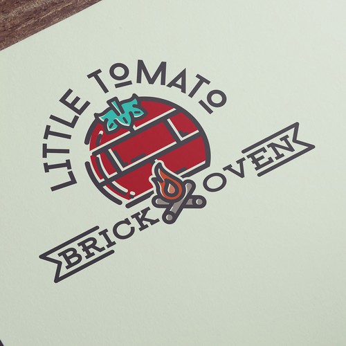 Italian brand with the title 'Logo concept for mobile wood-fired pizzeria'