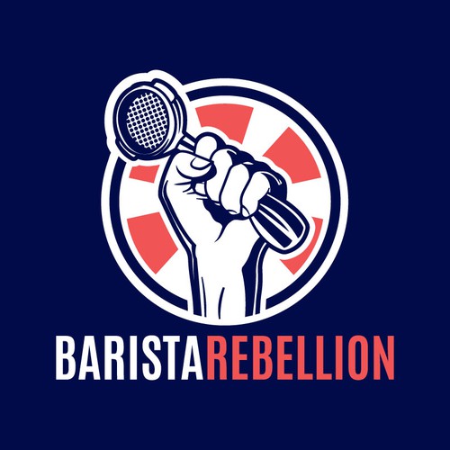 Espresso logo with the title 'Barista Rebellion logo '