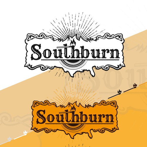 Compass design with the title 'Southburn'