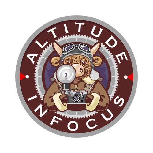 Logo with the title 'pilot-photographer logo'