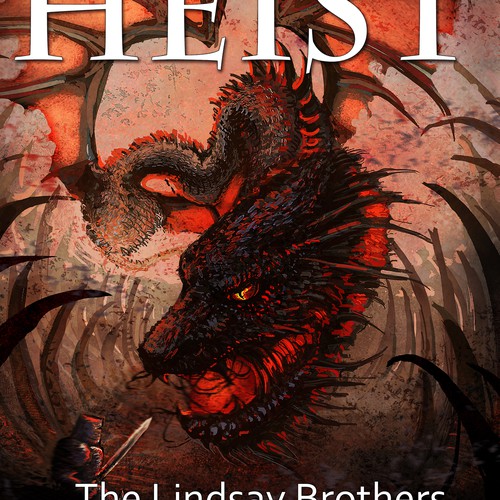 Fire book cover with the title 'Ebook cover'