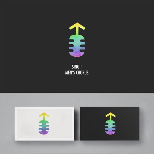 Pride design with the title 'Men's Chorus'