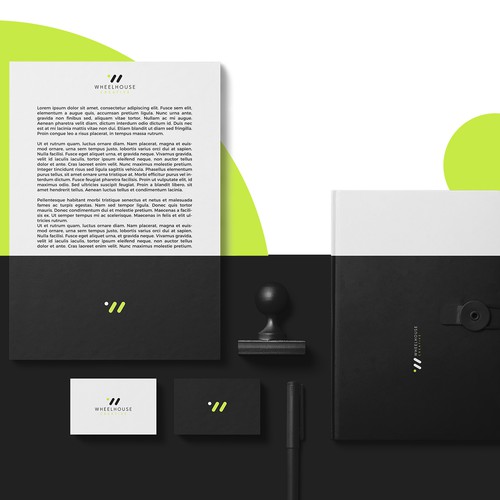 Washington-redskins logo with the title 'Logo concept for Wheelhouse Creative'