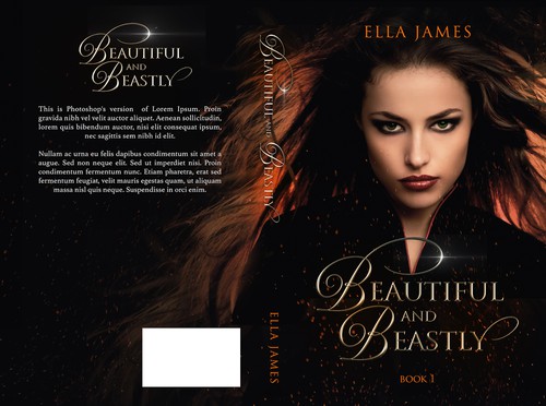 Paranormal romance book cover with the title 'Ella James'