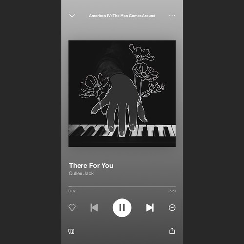 Piano artwork with the title 'album cover'