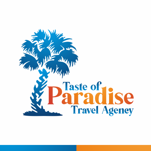 Pdf logo with the title 'Taste of Paradise Travel Agency'