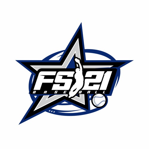 Star design with the title 'FS21 Baseball'