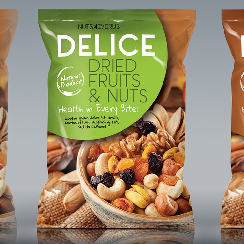 dry fruits packaging design