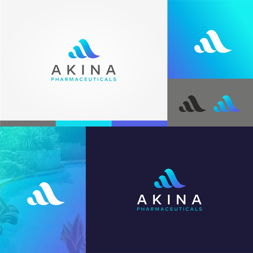 Medical logo with the title 'Akina'