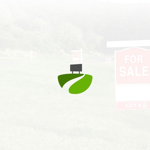 Land design with the title 'Land Logo'