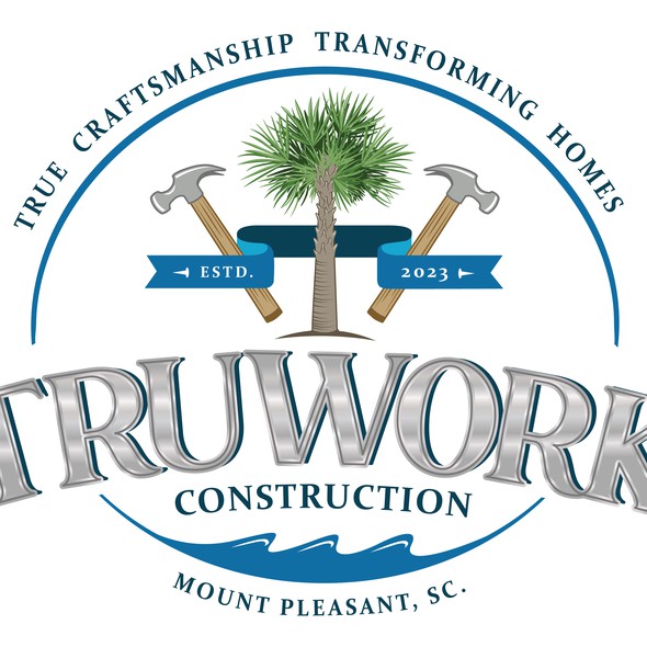 Carolina logo with the title 'Craftsmanship & Construction Logo'