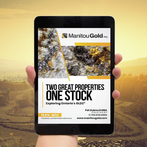 Newsletter design with the title 'Newsletter Ad '