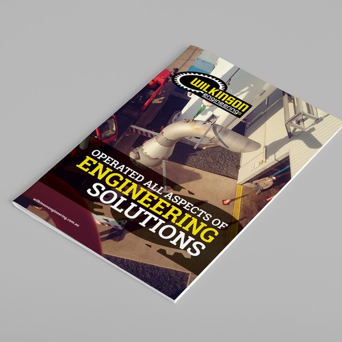 Engineering design with the title 'Wilkinson Engineering Booklet'