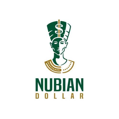 Dollar design with the title 'Bold logo concept for Nubian Dollar'