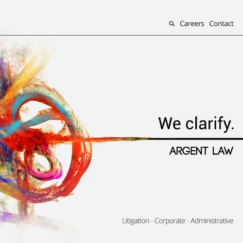 Texture artwork with the title 'Law Firm Landing Page'