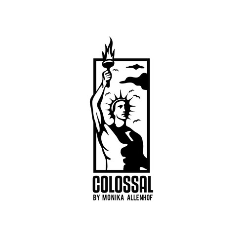 Antique design with the title 'Colossus logo'