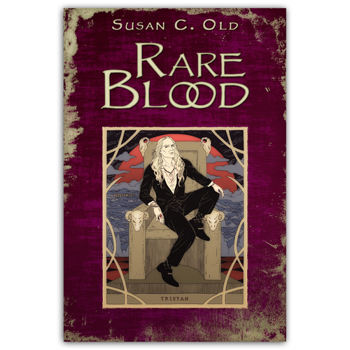 Grunge book cover with the title 'Book Cover Design with supplied art'