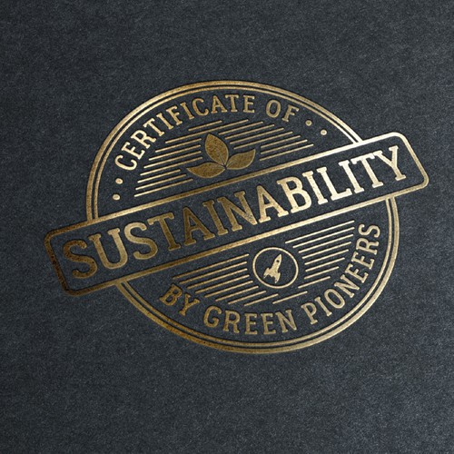 Seal logo with the title 'Certificate of Sustainability Seal/Stamp'