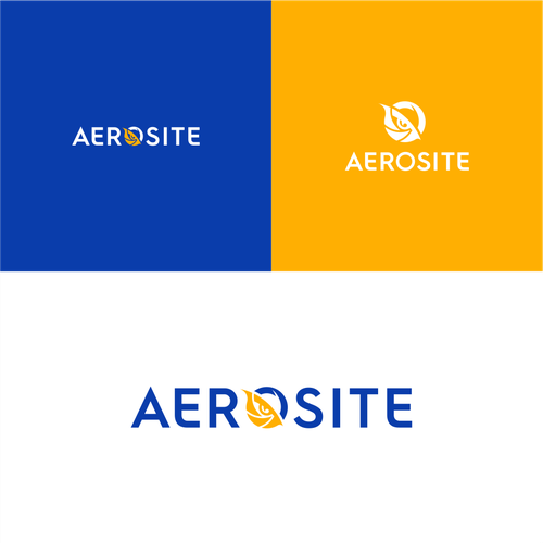 Drone photography logo with the title 'aerosite'