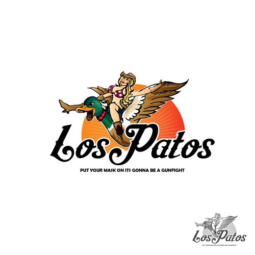 Hunter design with the title 'Los Patos'