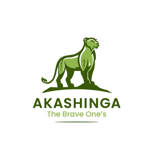 Lioness logo with the title 'Akashinga'