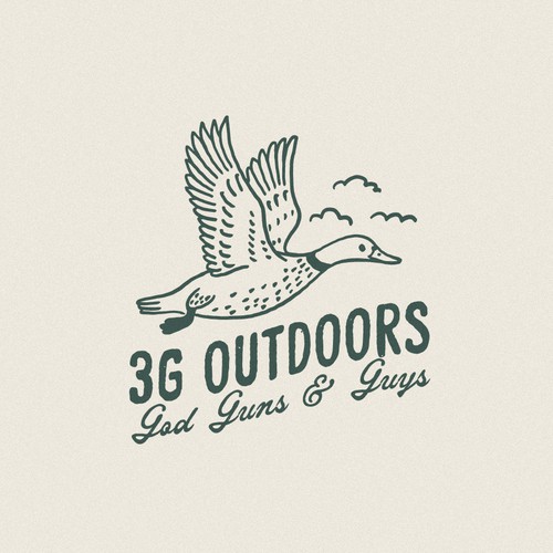 Duck logo with the title 'Video outdoor adventure and hunting a youthful audience'