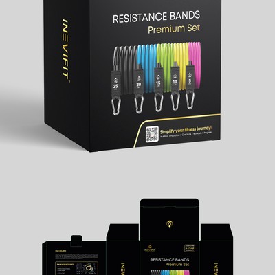 RESISTANCE BANDS - PREMIUM SET