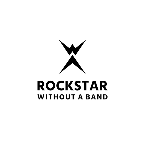 Fashion brand with the title 'Design Fashion Brand Logo "Rockstar Without A Band"'