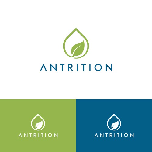 Hydro logo with the title 'Minimalist logo for Antrition'