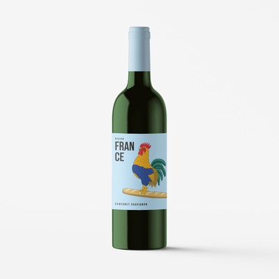 Diseña etiqueta para vinos del mundo