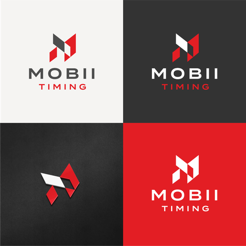 Activewear logo with the title 'Mobi Timing'