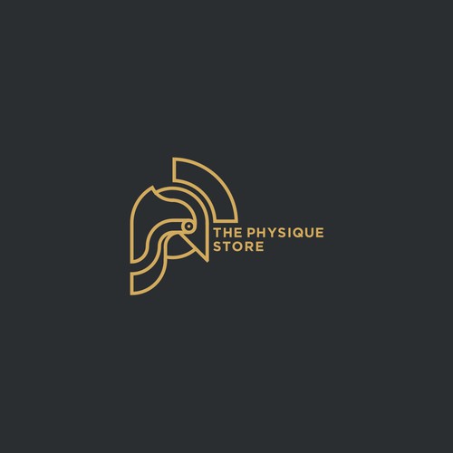Gladiator logo with the title 'Concept for physique store'
