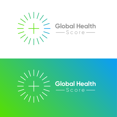 Plus logo with the title 'Global Health Logo'