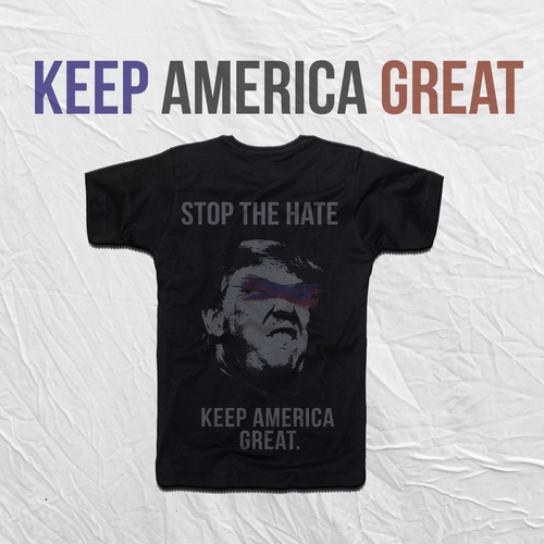 Trump t-shirt with the title 'Keep America Great'