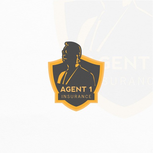 Shadow brand with the title 'Logo for Insurance Agent'