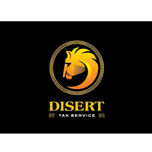 Tax logo with the title 'Create the next logo for Disert Tax Service'