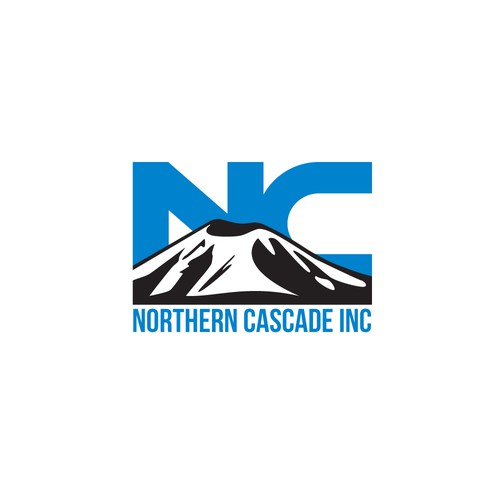 Mountain brand with the title 'Northern Cascade Inc Logo'