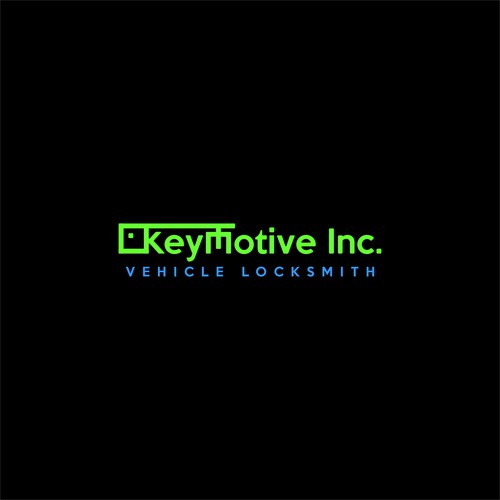 Lock logo with the title 'Logo Key Motive'
