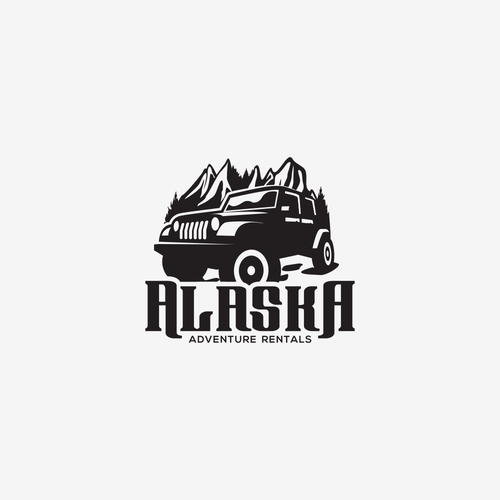 Off-road design with the title 'logo designs for alaska '