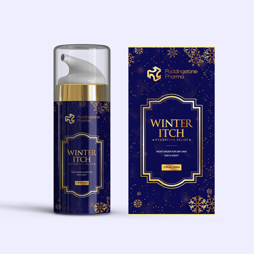 Winter design with the title 'Logo and brand/product identity'