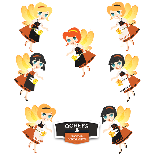 Fairy design with the title 'Concept mascot for QCHEFS '