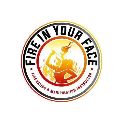 Pen tool logo with the title 'Fire In Your Face'