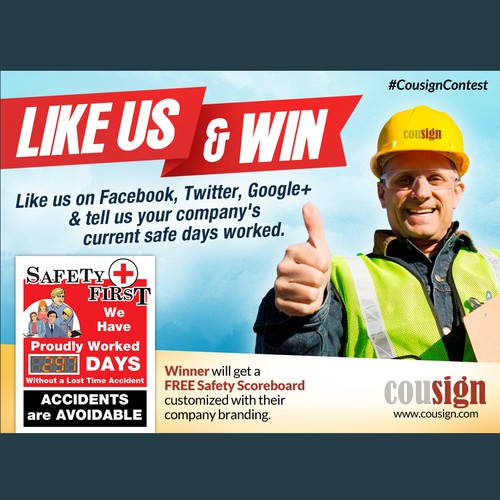 Safety design with the title 'Banner AD'