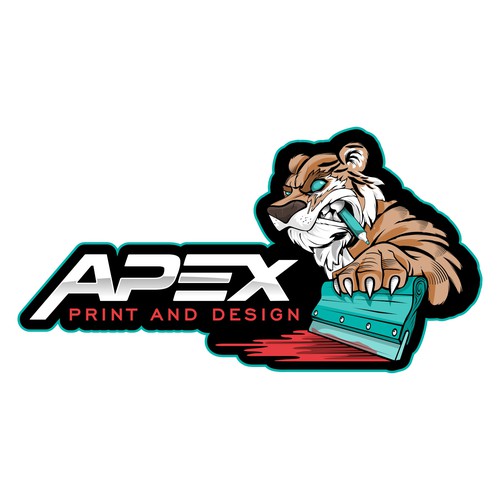 Tiger design with the title 'Logo'