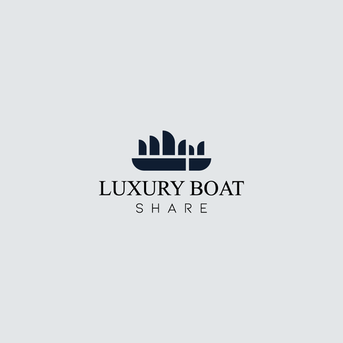 Sharing logo with the title 'Boat Logo'
